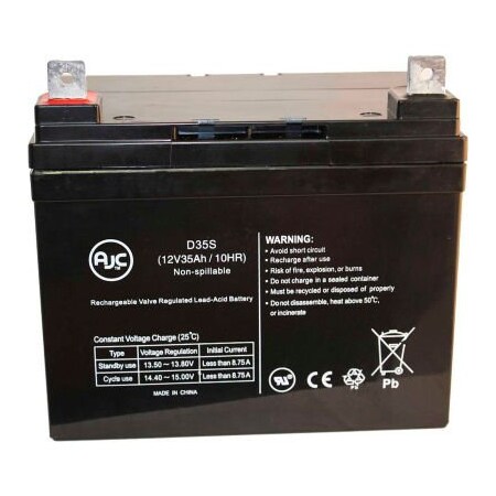 Battery Clerk AJC APC Matrix-UPS 3000 12V 18Ah Emergency Light UPS Battery AJC-D18S-B-0-105075